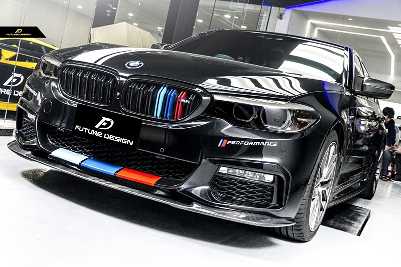 BMW G30- 3D style Carbon Front Lip 03